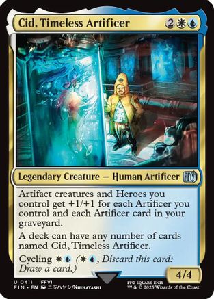 Cid, Timeless Artificer (0411) (FIN-411) - FINAL FANTASY Foil