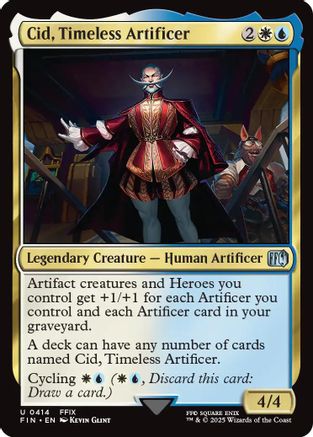 Cid, Timeless Artificer (0414) (FIN-414) - FINAL FANTASY Foil