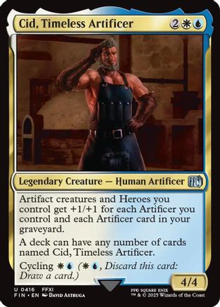 Cid, Timeless Artificer (0416) (FIN-416) - FINAL FANTASY Foil