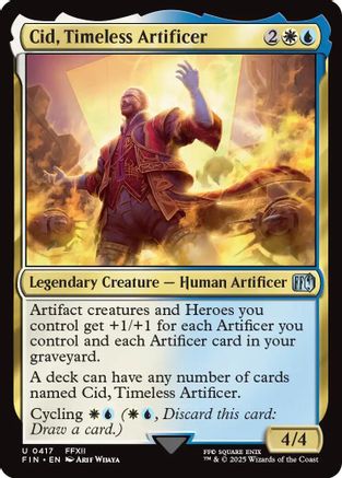Cid, Timeless Artificer (0417) (FIN-417) - FINAL FANTASY Foil