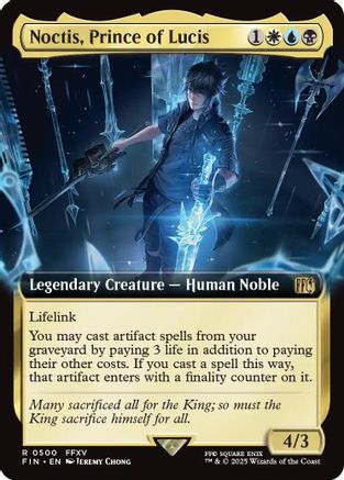 Noctis, Prince of Lucis (Extended Art) (FIN-500) - FINAL FANTASY