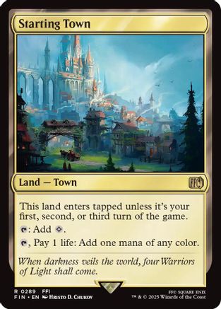 Starting Town (FIN-289) - FINAL FANTASY Foil