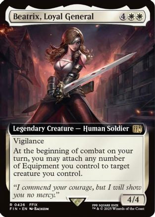 Beatrix, Loyal General (Extended Art) (FIN-426) - FINAL FANTASY