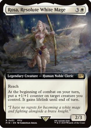 Rosa, Resolute White Mage (Extended Art) (FIN-431) - FINAL FANTASY Foil