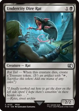 Undercity Dire Rat (FIN-123) - FINAL FANTASY Foil