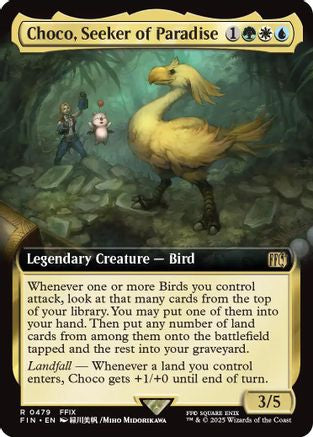 Choco, Seeker of Paradise (Extended Art) (FIN-479) - FINAL FANTASY