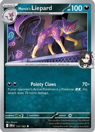 Marnie's Liepard 131 SV10 Destined Rivals - Uncommon
