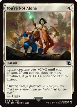 You're Not Alone (FIN-044) - FINAL FANTASY Foil