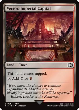 Vector, Imperial Capital (FIN-291) - FINAL FANTASY Foil
