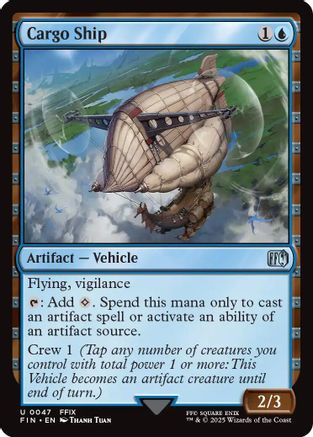 Cargo Ship (FIN-047) - FINAL FANTASY Foil