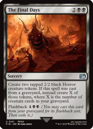 The Final Days (FIN-101) - FINAL FANTASY