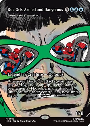 Doc Ock, Armed and Dangerous - Lorthos, the Tidemaker (MAR-010) - Marvel Eternal-Legal Foil