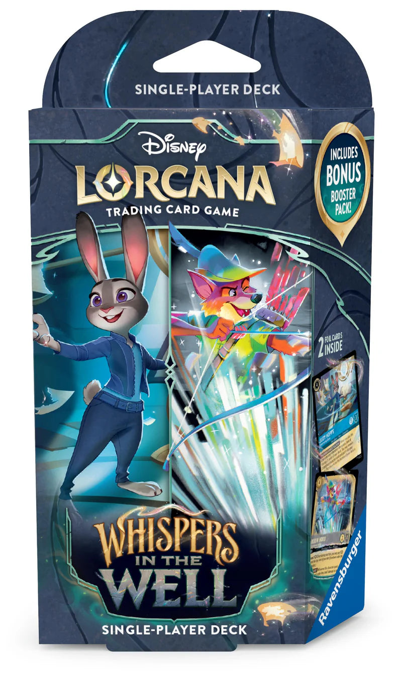 Disney Lorcana: Whispers in the Well - Sapphire & Steel Starter Deck