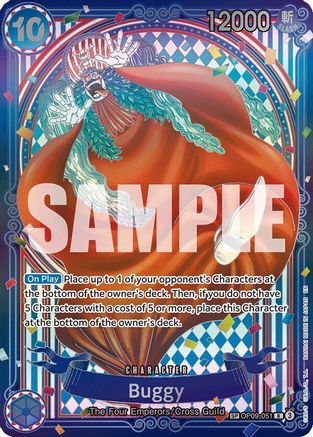 Buggy - OP09-051 (SP) (OP09-051) - The Azure Sea's Seven Foil