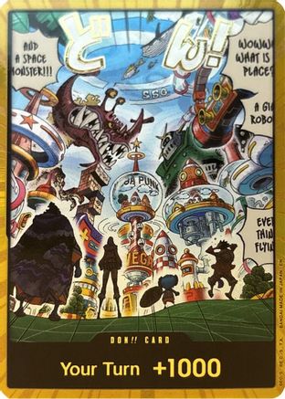 DON!! Card (Egghead) (Gold) - The Azure Sea's Seven Foil