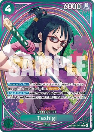 Tashigi (SP) (EB03-018) - Extra Booster: One Piece Heroines Edition Foil