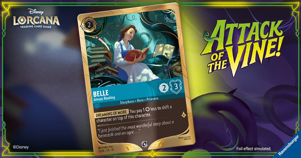 Disney Lorcana: Attack of the Vine | Collection Quest Event - Thurs, August 20, 2026