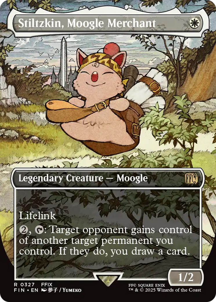 Stiltzkin, Moogle Merchant (FIN-327) - FINAL FANTASY (Borderless)