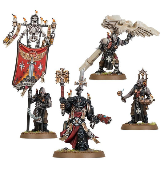 Black Templar: Chaplain Grimaldus & Retinue