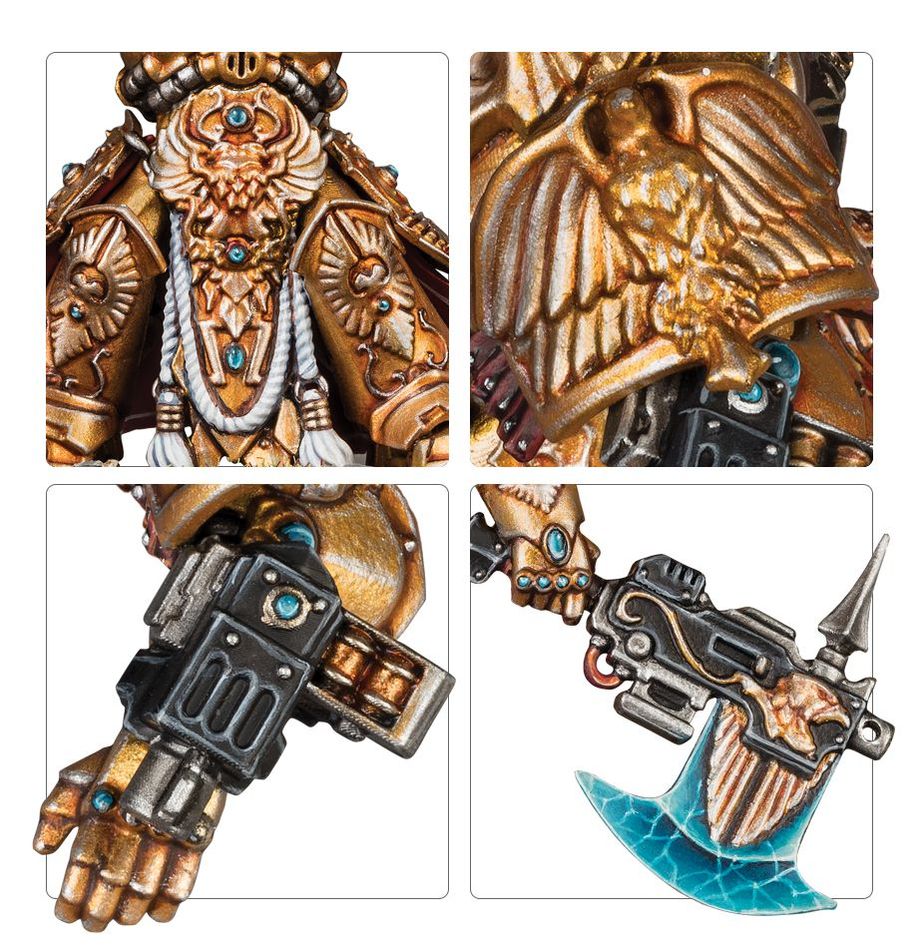 Adeptus Custodes - Shield-Captain/Custodians in Allarus Terminator Armor