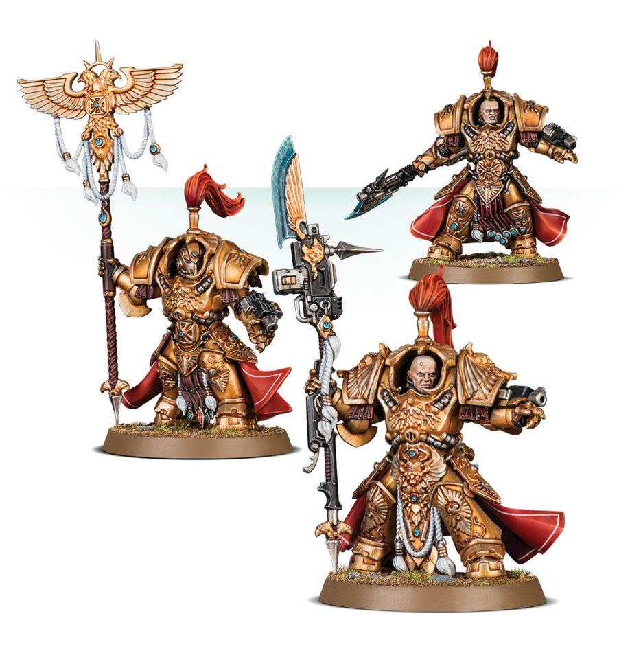 Adeptus Custodes - Shield-Captain/Custodians in Allarus Terminator Armor