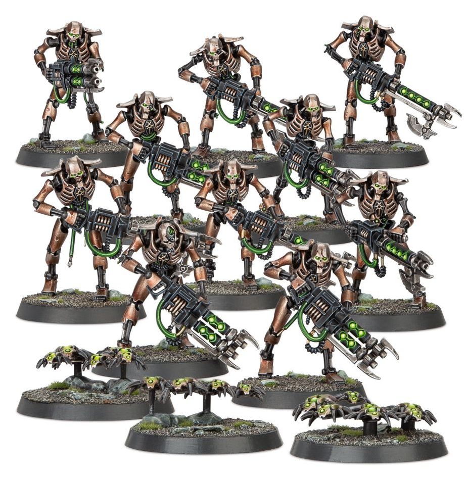 Necrons - Warriors w/ Canoptek Scarabs