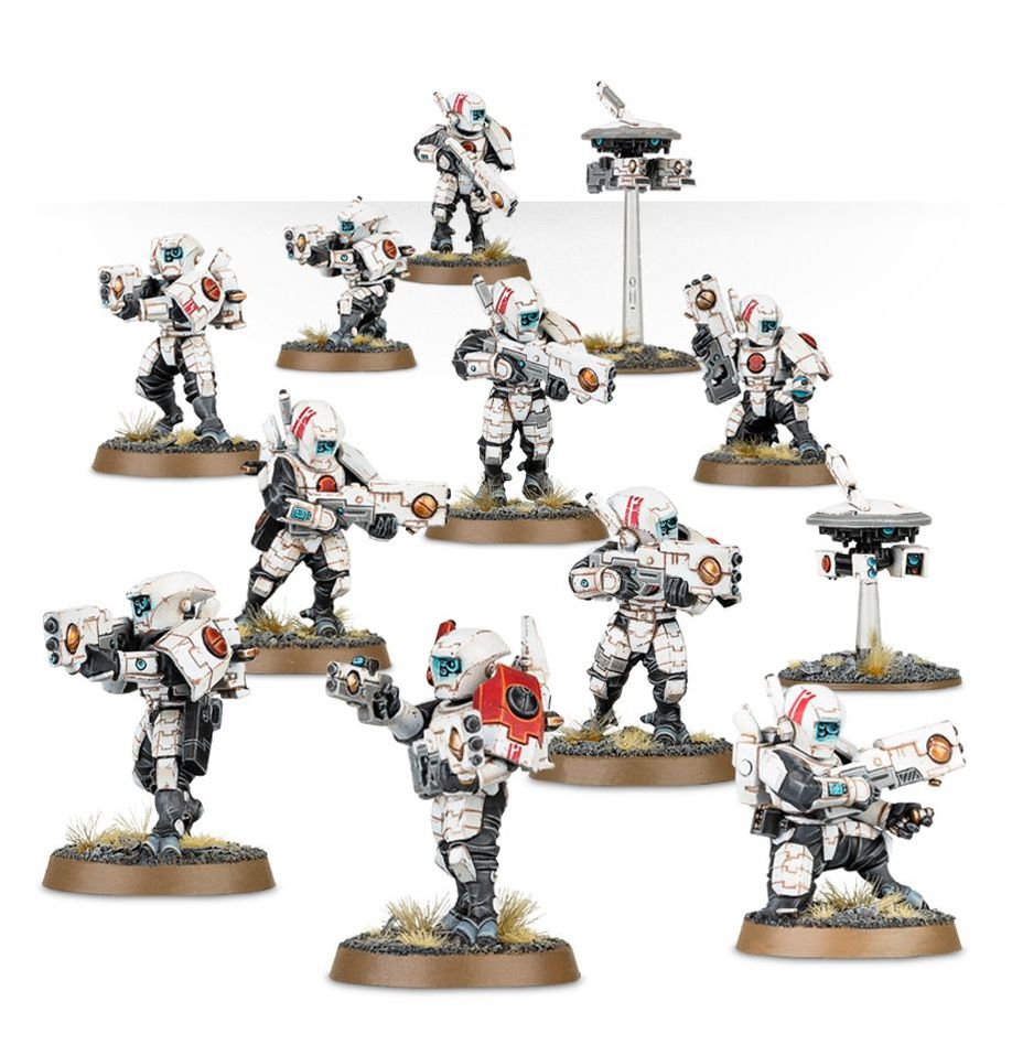 T'au Empire - Empire Fire Warriors Strike / Breacher Team