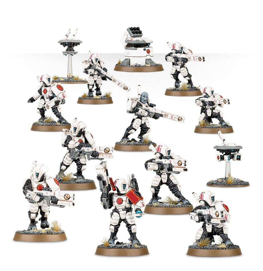 T'au Empire - Empire Fire Warriors Strike / Breacher Team