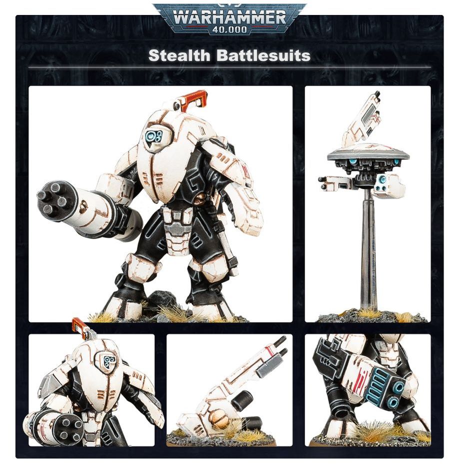 T'au Empire - XV25 Stealth Battlesuits