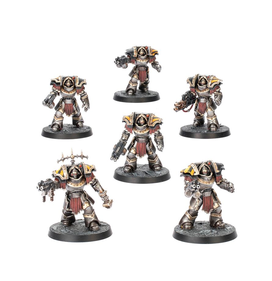 HORUS HERESY: Cataphractii Terminators with Combi-bolters and Power Fists