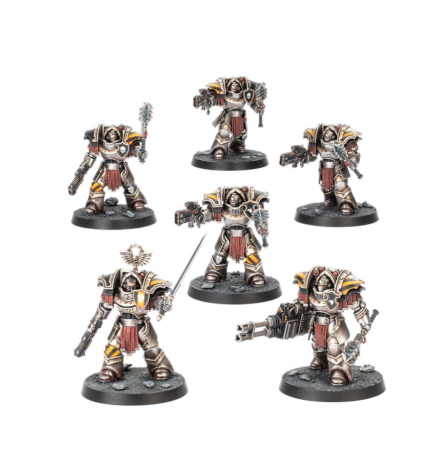 HORUS HERESY: Cataphractii Terminators with Volkite Chargers and Power Mauls