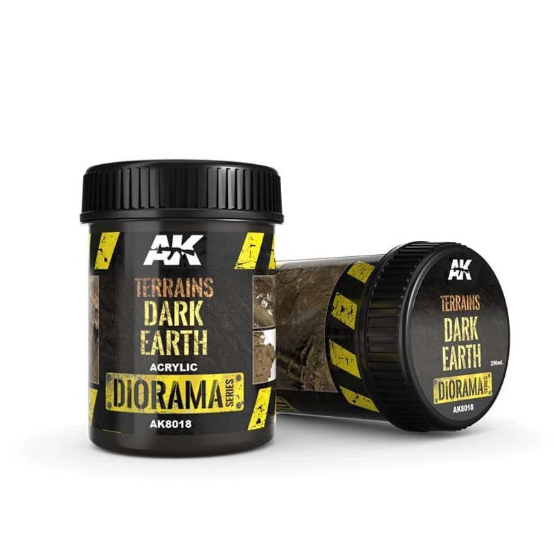 AK Interactive | Terrains: Dark Earth - 250ml (Acrylic)