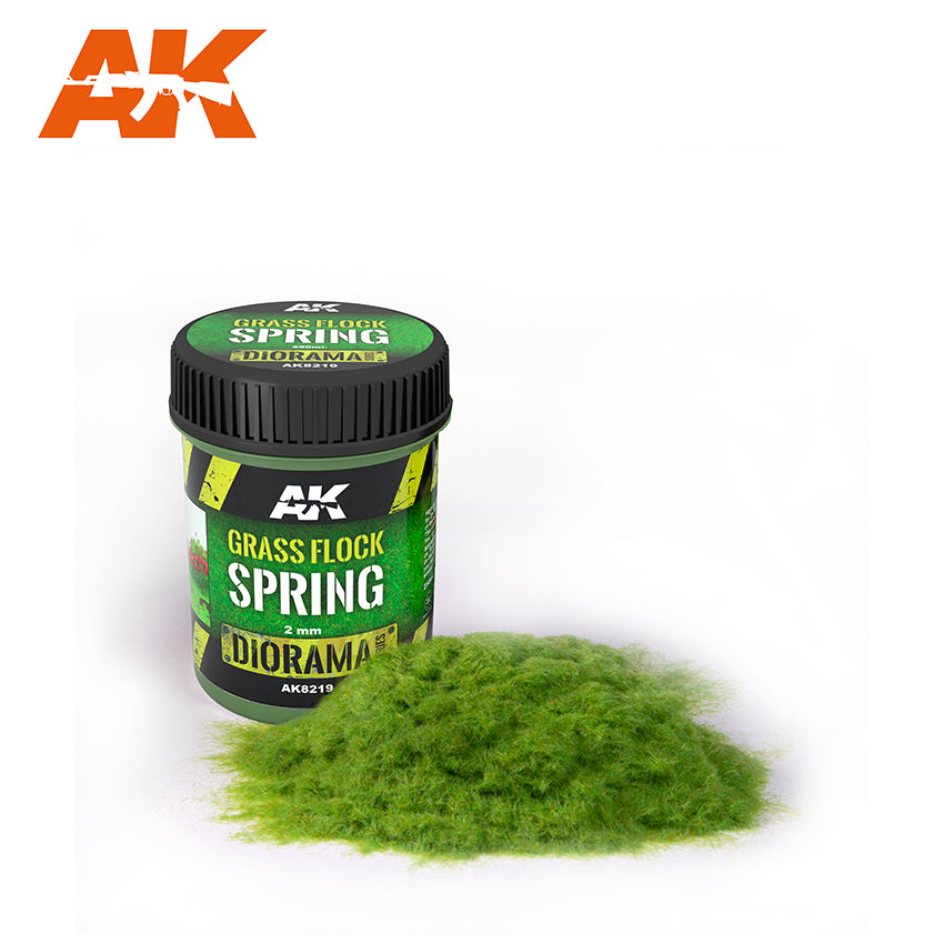 AK Interactive | Grass Flock - 2mm Spring