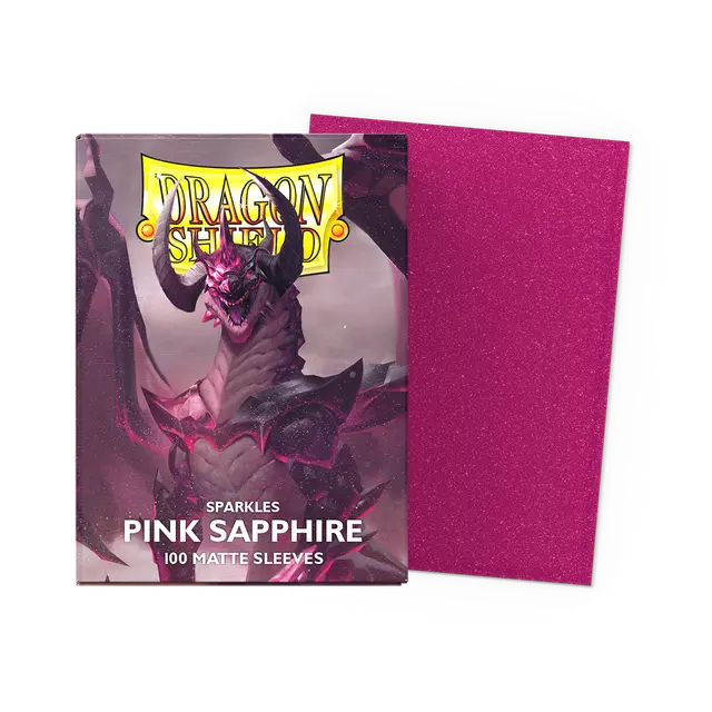 Dragon Shield Sleeves - Matte Pink Sapphire