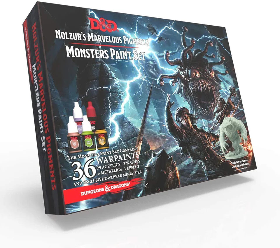 Skip to product information The Army Painter Nolzur's Marvelous Pigments: The Monsters Paint Set