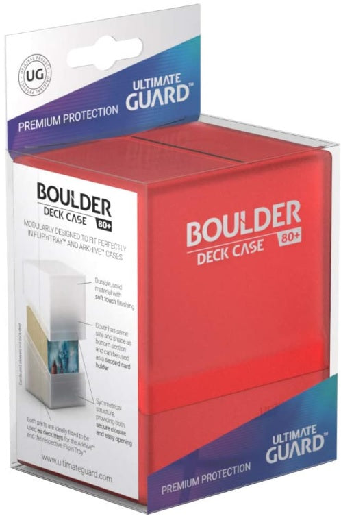 Ultimate Guard Deck Case Boulder 80+ Ruby