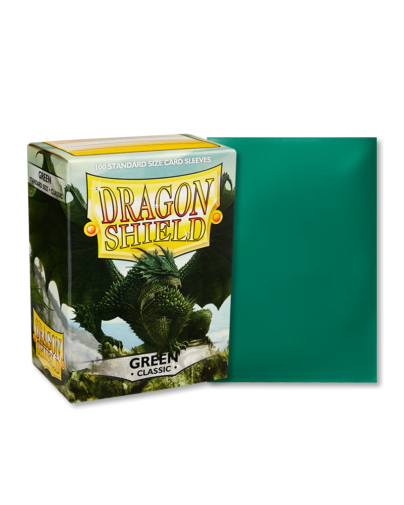 Dragon Shield - Green - Sleeves (100 Count - Standard Size)