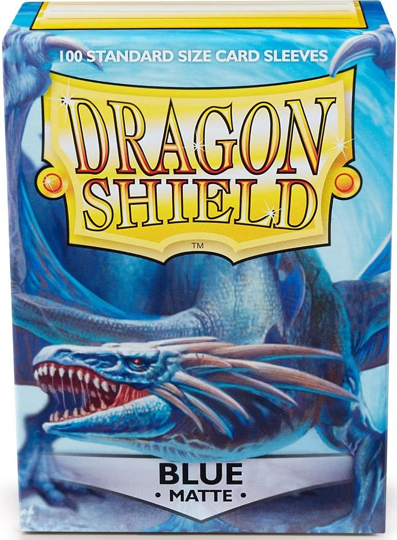 Dragon Shield Sleeves - Matte Blue - 100ct