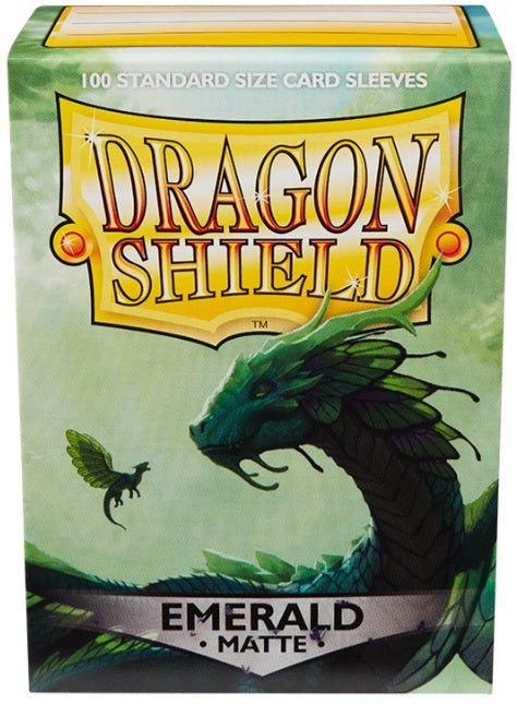 Dragon Shield - Emerald - Matte Sleeves (100 Count - STD Size)