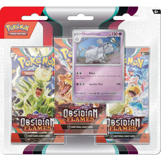 Pokémon TCG: Obsidian Flames 3-Pack Blister (Houndstone)