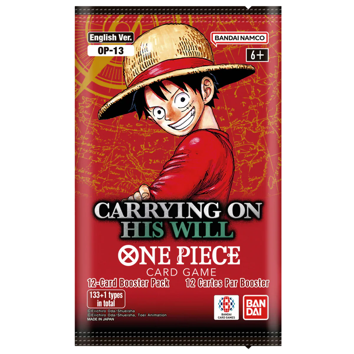 One Piece: OP-13 Carrying on His Will Booster Pack