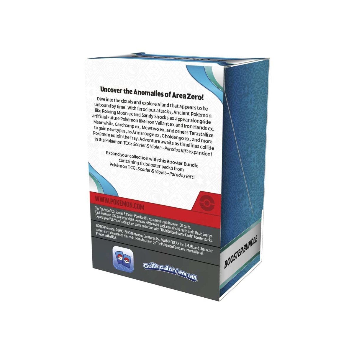 rear view of paradox rift booster bundle