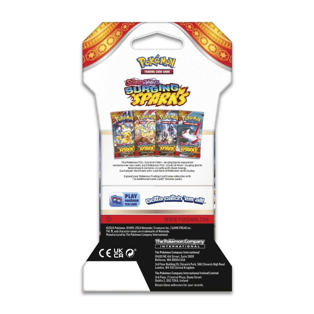 Pokémon TCG: Surging Sparks Sleeved Booster Pack