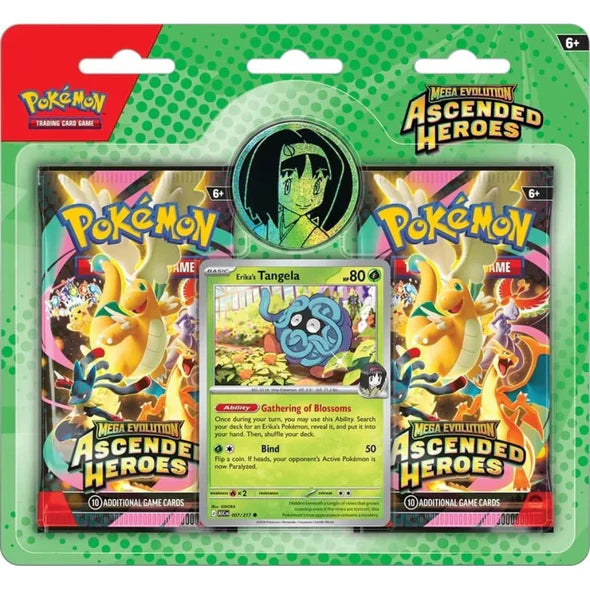 Pokémon TCG: Ascended Heroes 2-Pack (Erika's Tangela)