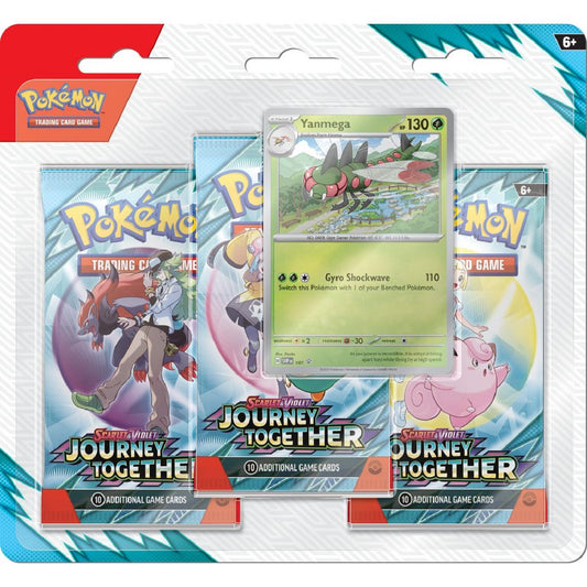 Pokémon TCG: Journey Together 3-Pack Blister (Yanma) SV9