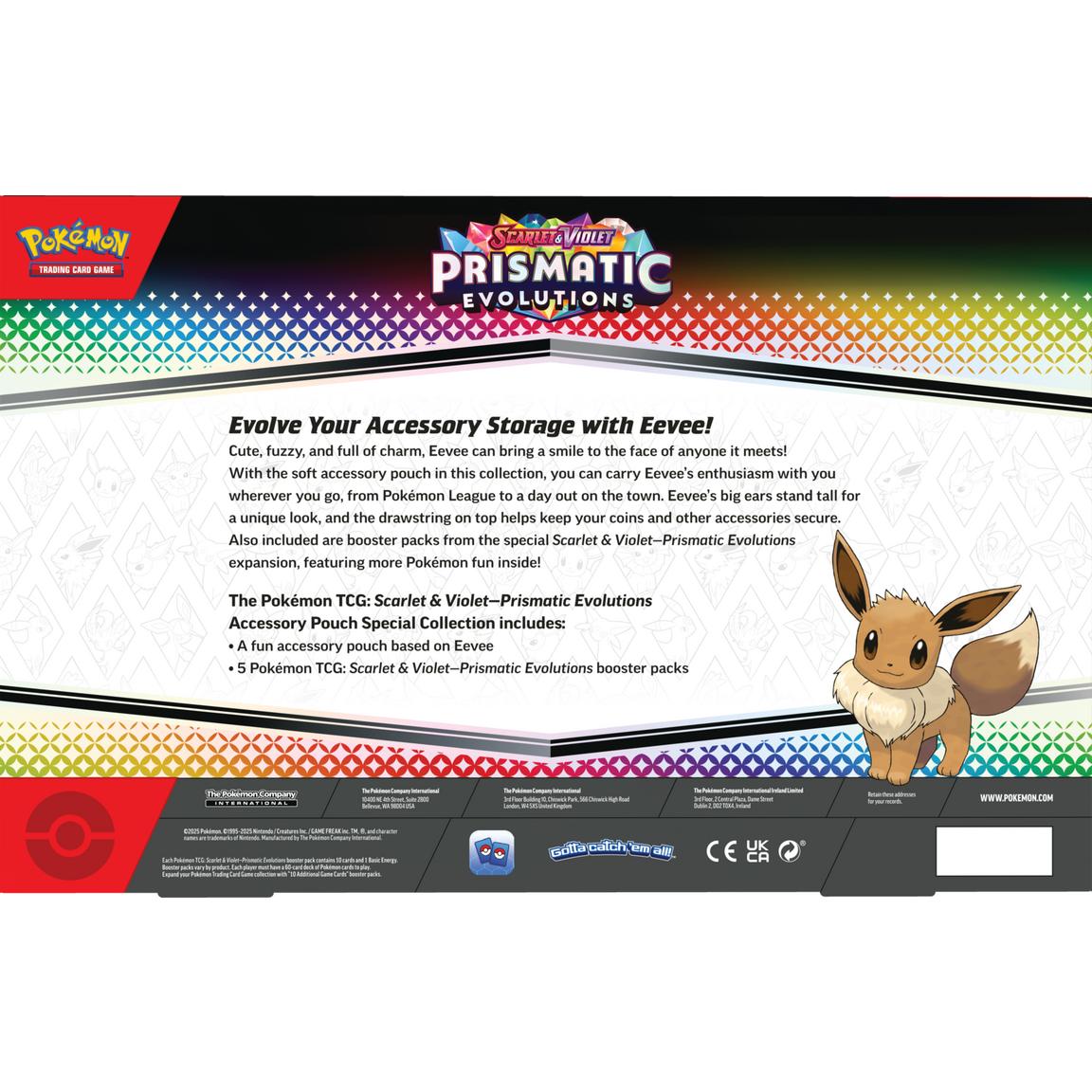 Pokémon TCG: Prismatic Evolutions Accessory Pouch