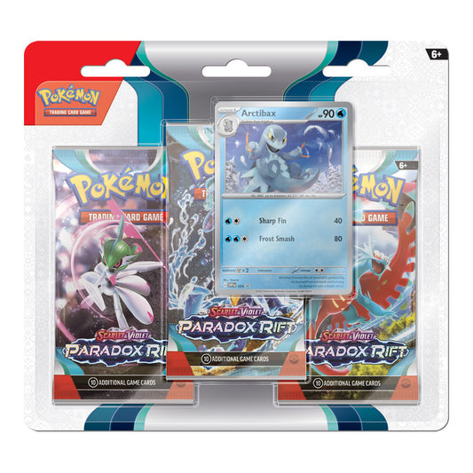 Pokémon TCG: Paradox Rift 3-Pack Blister (Arctibax)