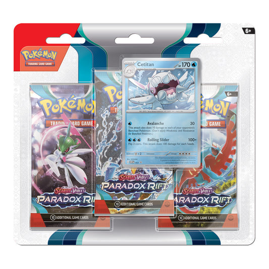 image of 3 pack blister with cetitan promo card