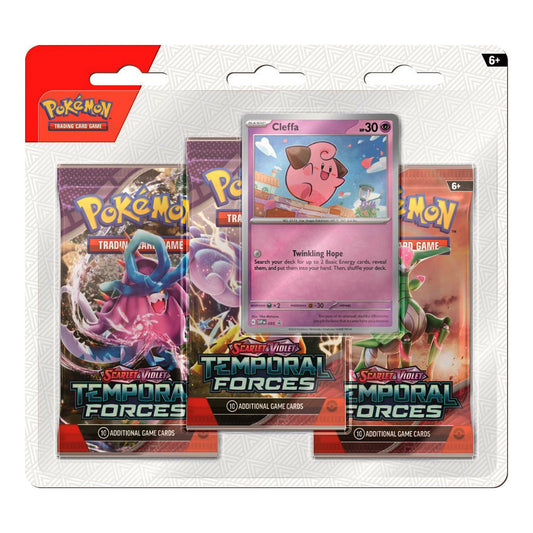 Pokémon TCG: Temporal Forces 3-Pack Blister (Cleffa)