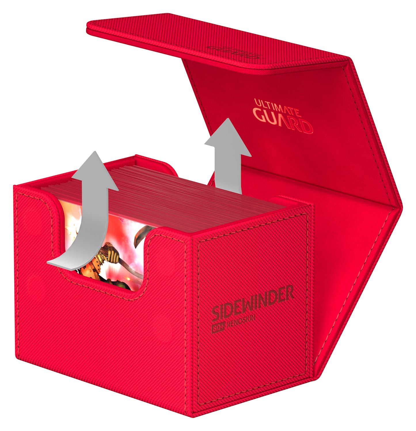 Ultimate Guard Sidewinder 80+ Monocolor Red